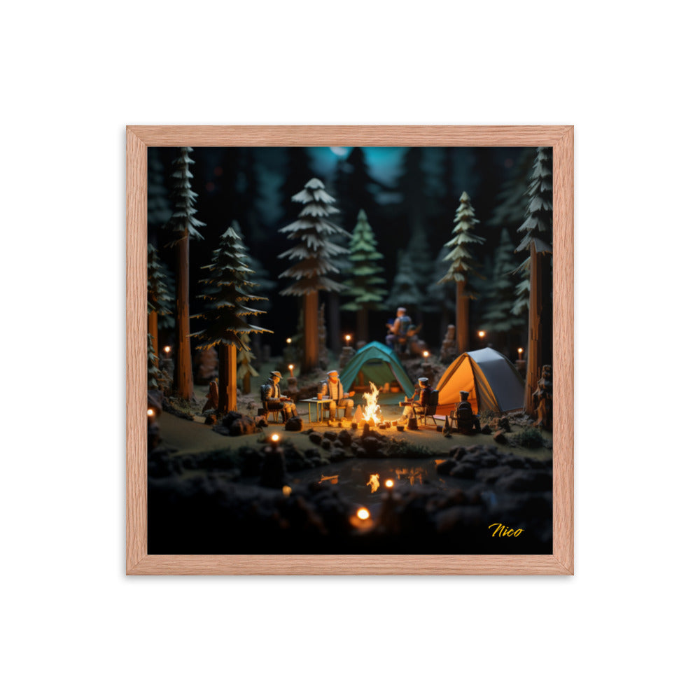 Under The Starry Skies Series Print #3 - Framed Paper Print