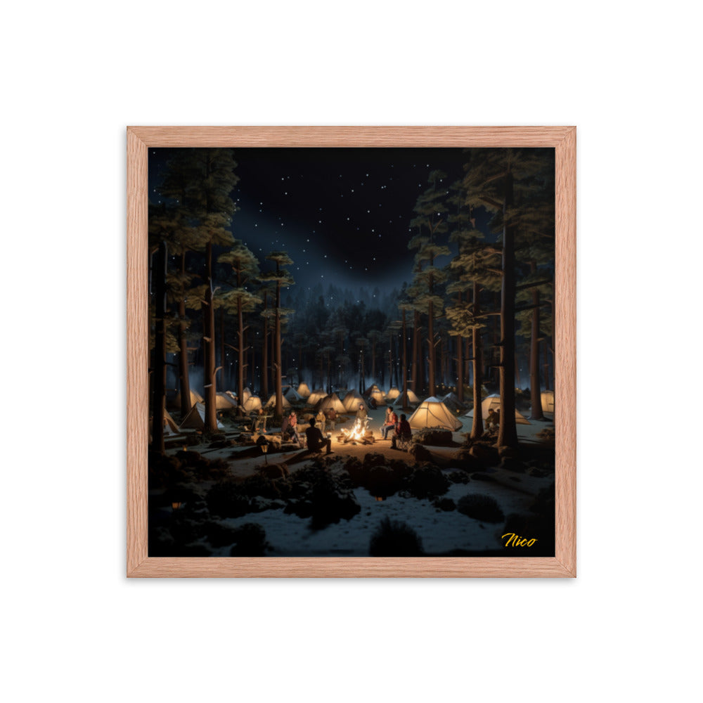 Under The Starry Skies Series Print #5 - Framed Paper Print