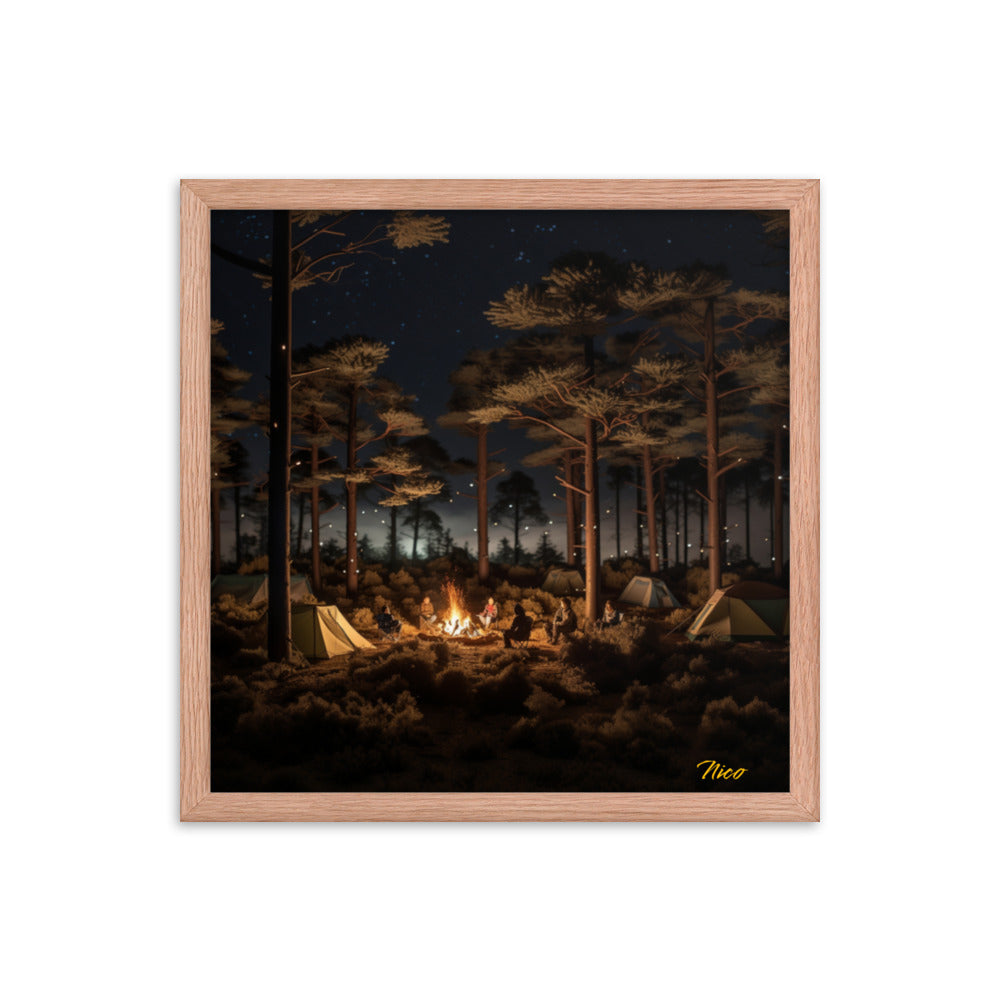 Under The Starry Skies Series Print #9 - Framed Paper Print