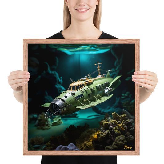 20,000 Leagues Under The Sea Series Print #10 - Framed Paper Print