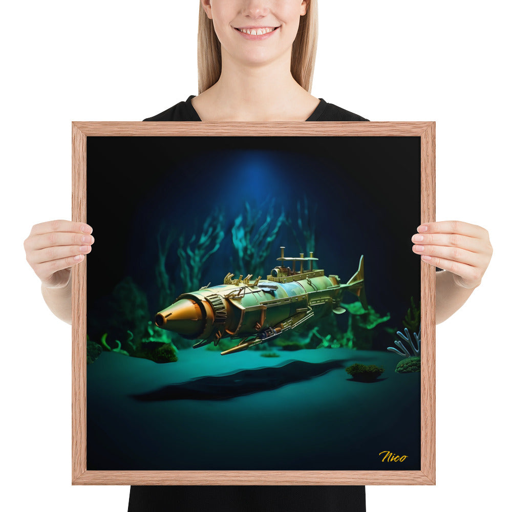 20,000 Leagues Under The Sea Series Print #6 - Framed Paper Print