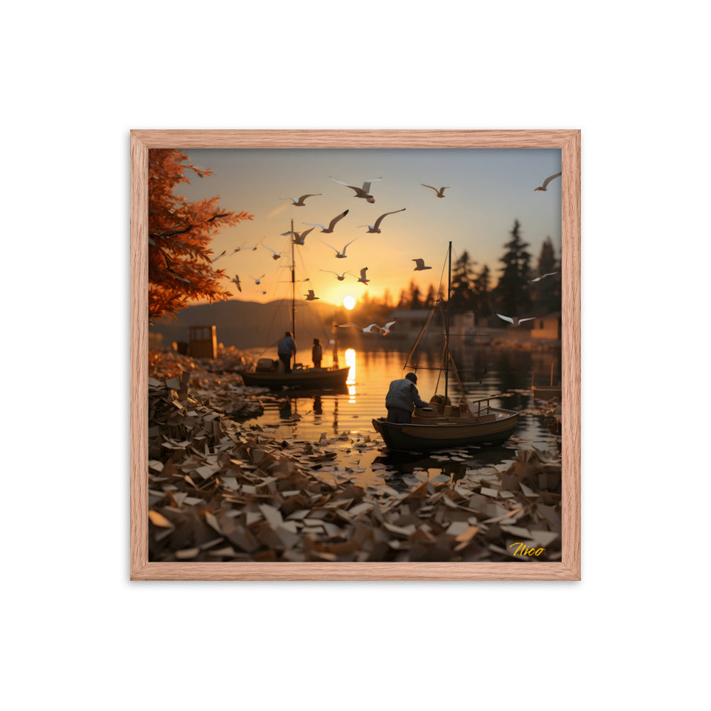 On The Docks By The Bay Series Print #4 - Framed Paper Print