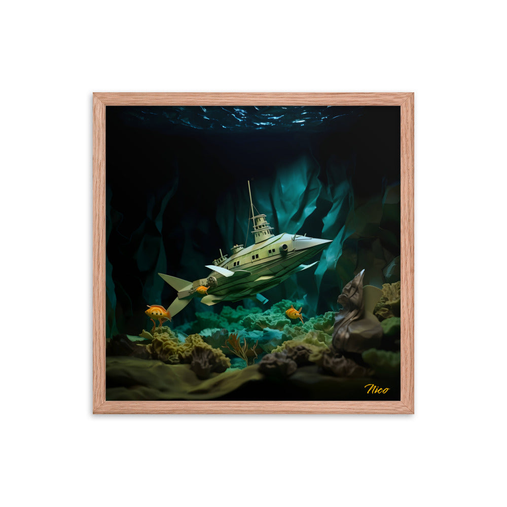 20,000 Leagues Under The Sea Print #8 - Framed Paper Print