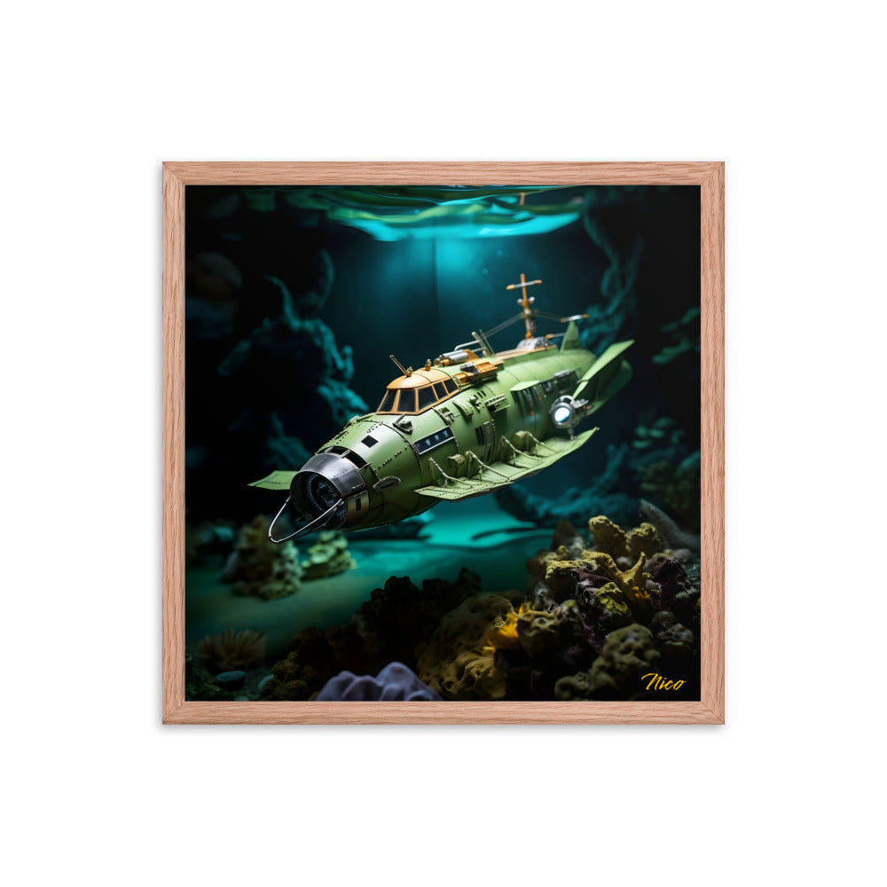 20,000 Leagues Under The Sea Series Print #10 - Framed Paper Print