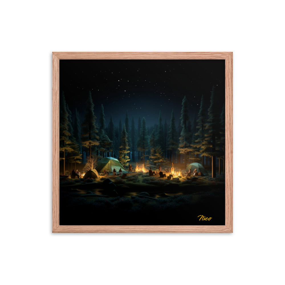 Under The Starry Skies Series Print #2 - Framed Paper Print