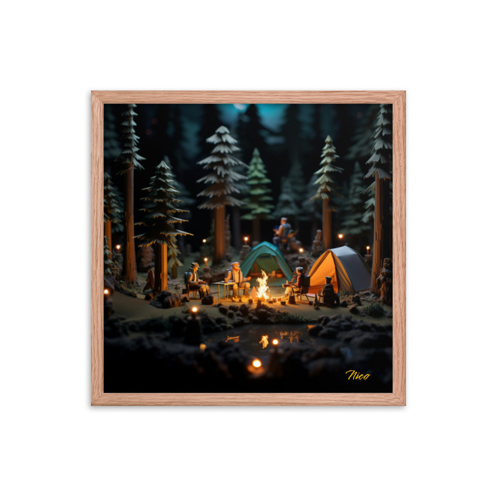 Under The Starry Skies Series Print #3 - Framed Paper Print