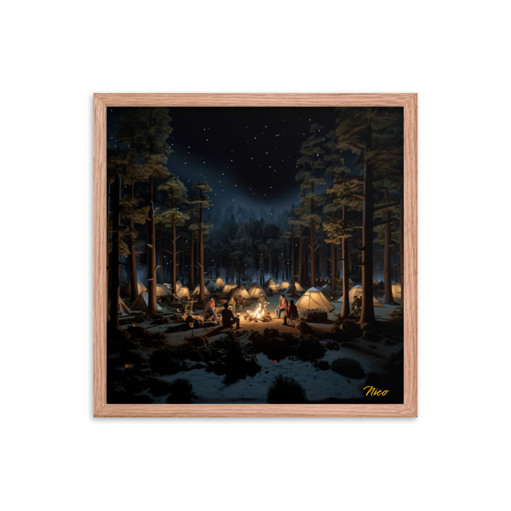 Under The Starry Skies Series Print #5 - Framed Paper Print