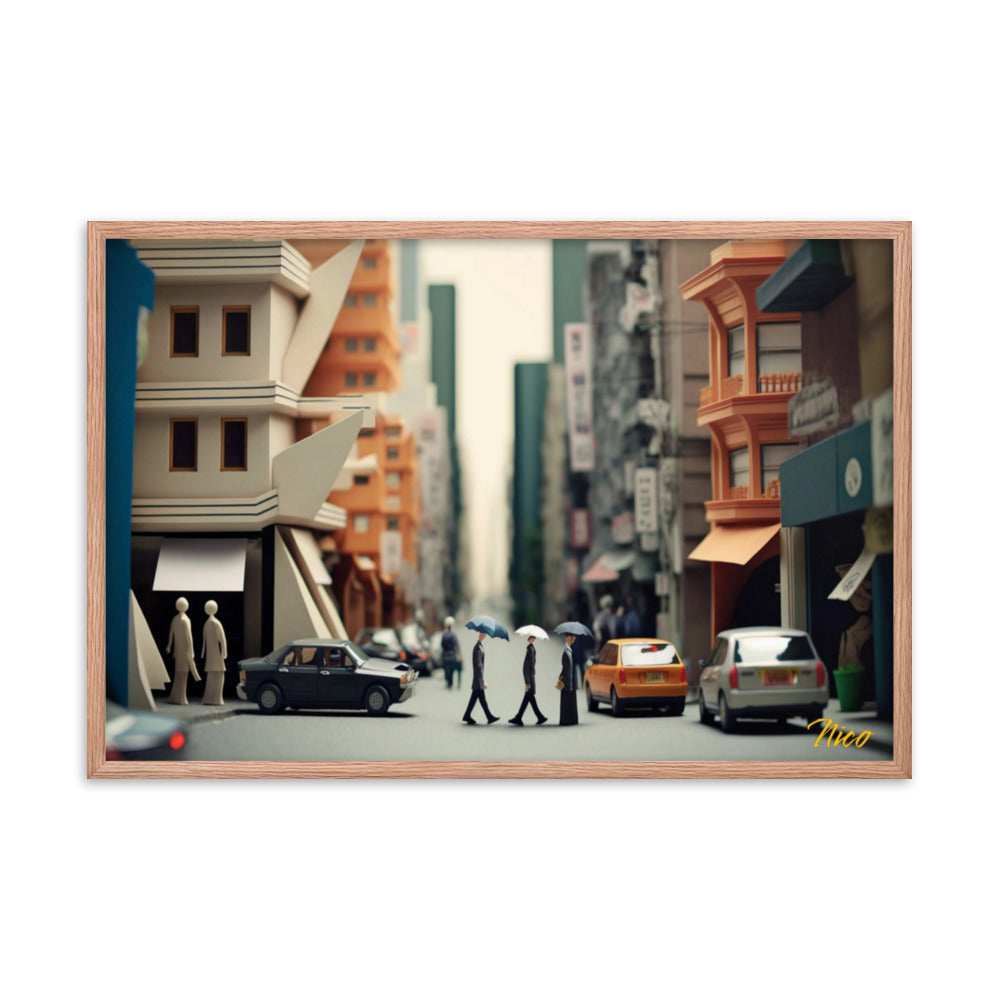 Via The Metropolis Series Print #7 - Framed Paper Print