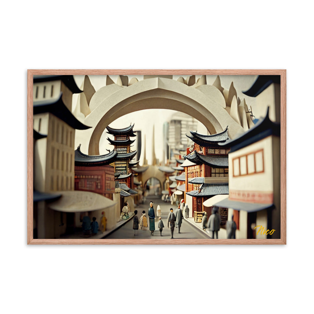 Via The Metropolis Series Print #3 - Framed Paper Print