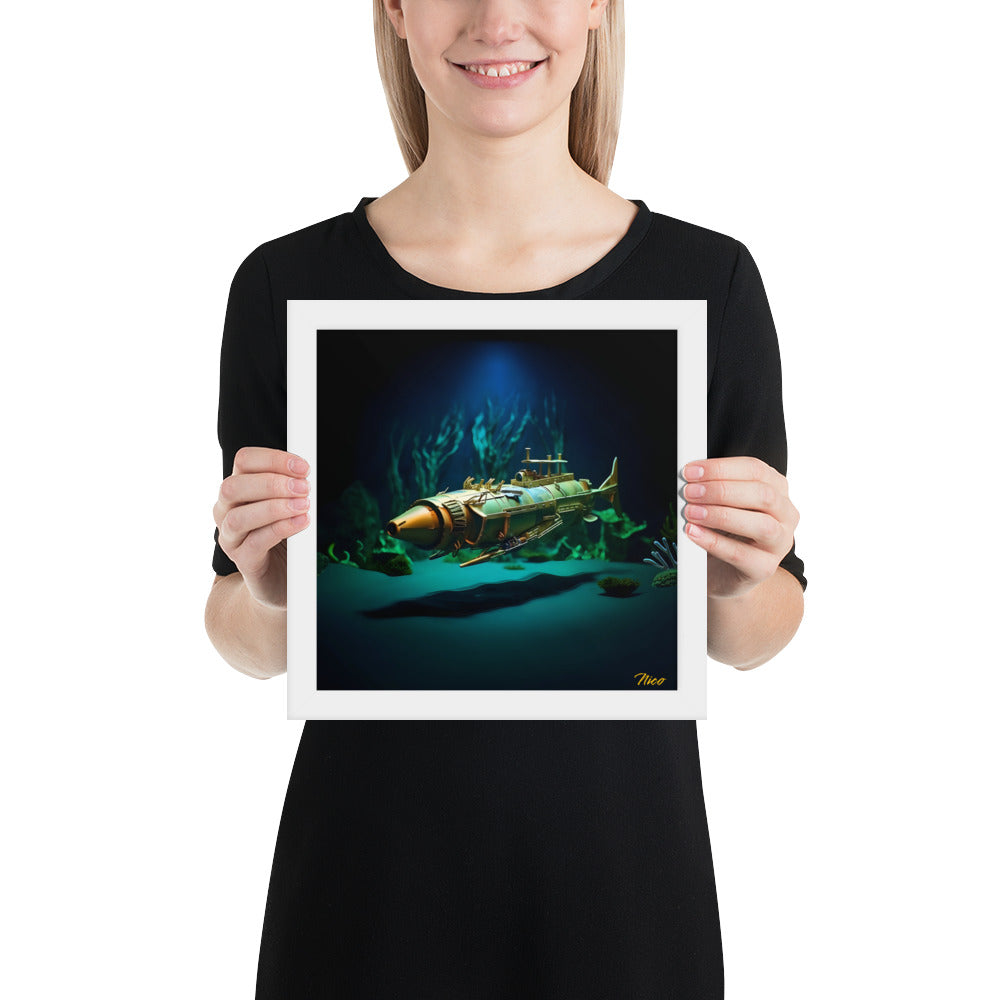 20,000 Leagues Under The Sea Series Print #6 - Framed Paper Print