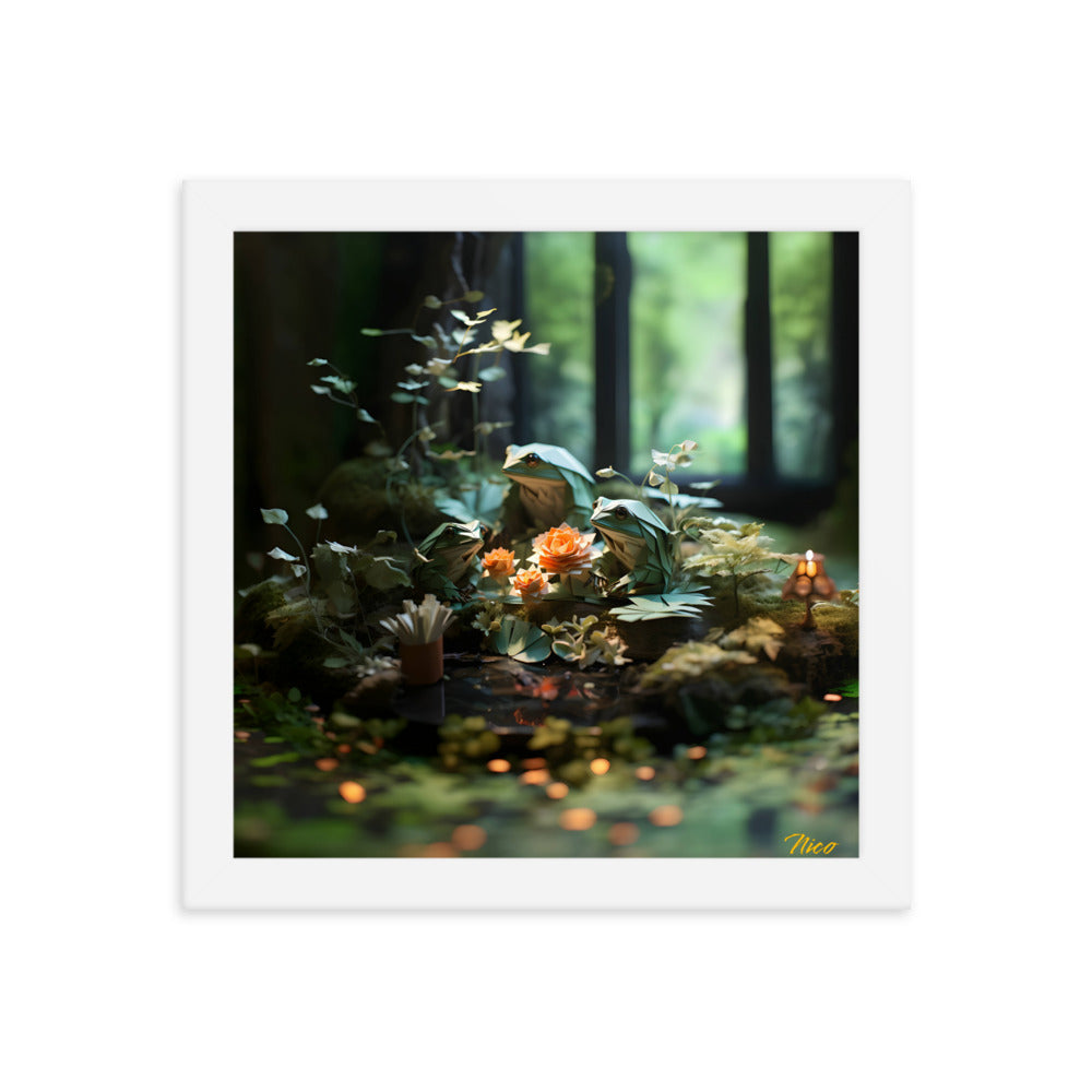 Relaxing By The Brook Series Print #1 - Framed Paper Print