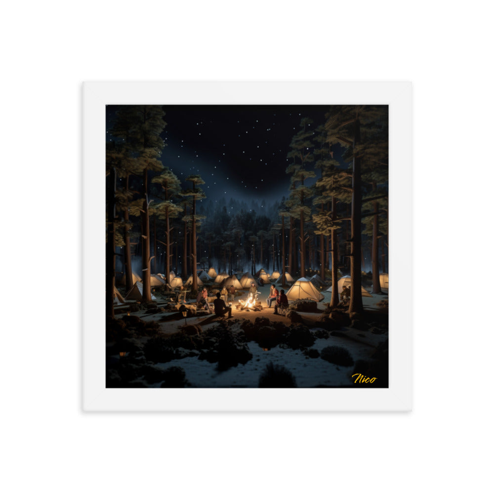 Under The Starry Skies Series Print #5 - Framed Paper Print