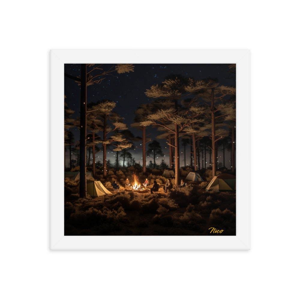 Under The Starry Skies Series Print #9 - Framed Paper Print