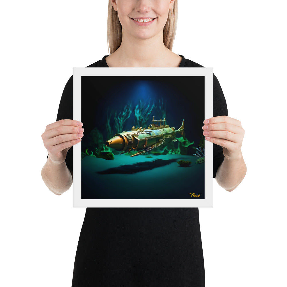 20,000 Leagues Under The Sea Series Print #6 - Framed Paper Print