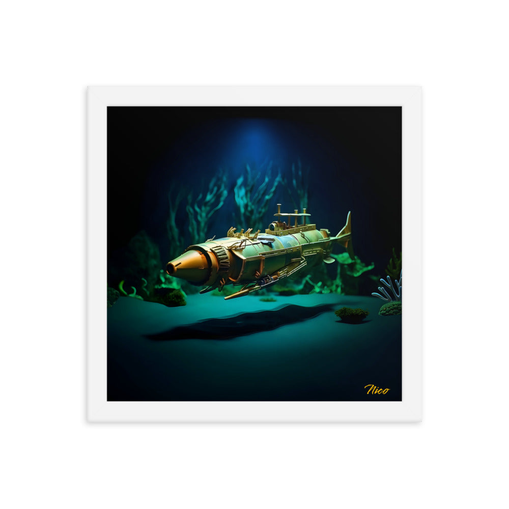 20,000 Leagues Under The Sea Series Print #6 - Framed Paper Print