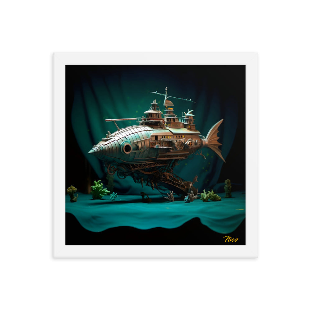 20,000 Leagues Under The Sea Print #2 - Framed Paper Print