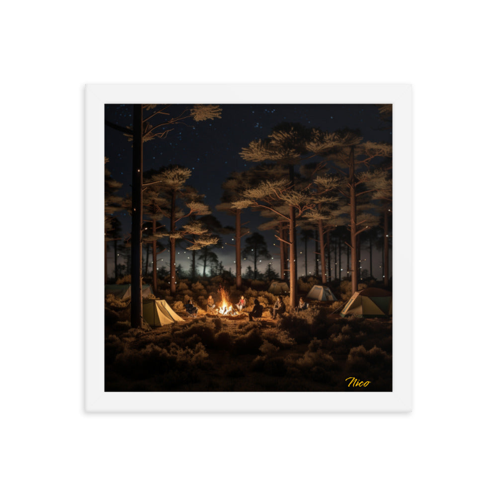 Under The Starry Skies Series Print #9 - Framed Paper Print