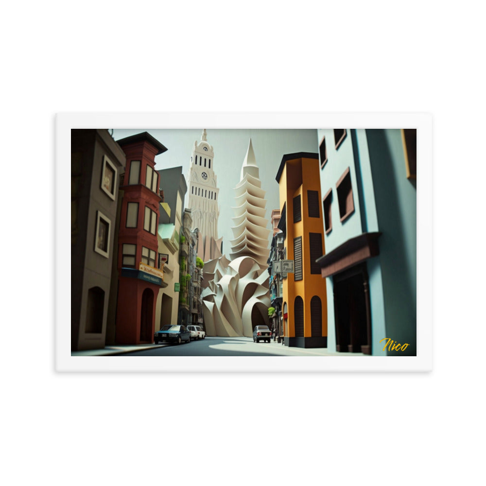 Via The Metropolis Series Print #1 - Framed Paper Print