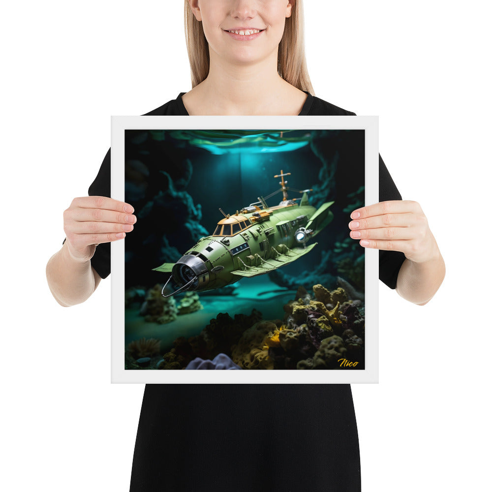 20,000 Leagues Under The Sea Series Print #10 - Framed Paper Print