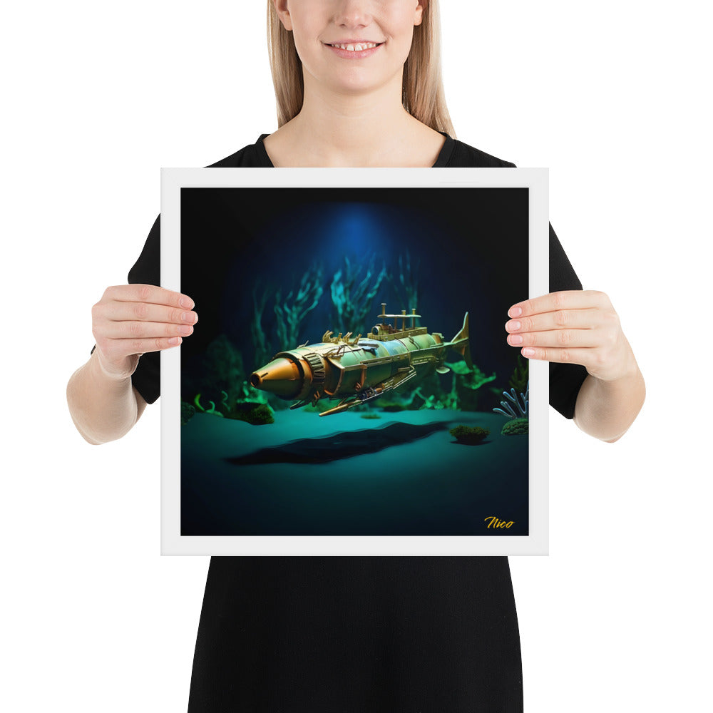 20,000 Leagues Under The Sea Series Print #6 - Framed Paper Print