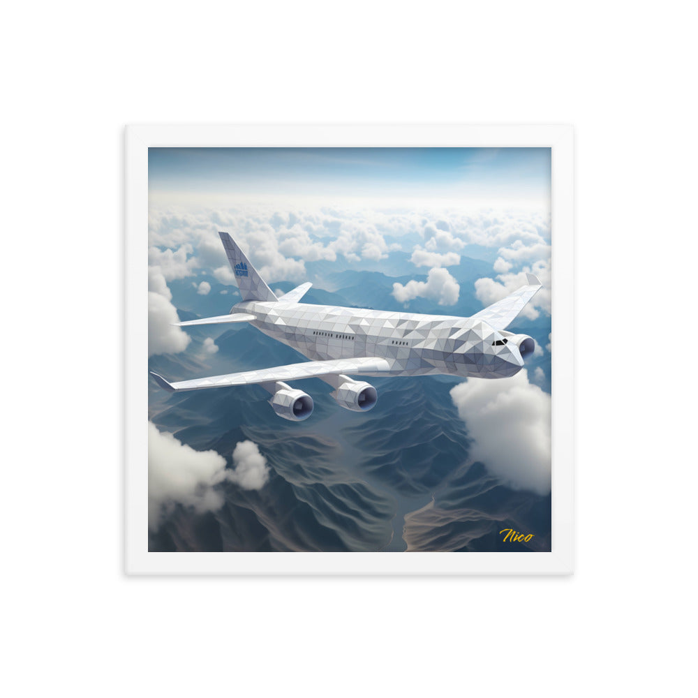 Frequent Flyer Miles Series Print #7 - Framed Paper Print