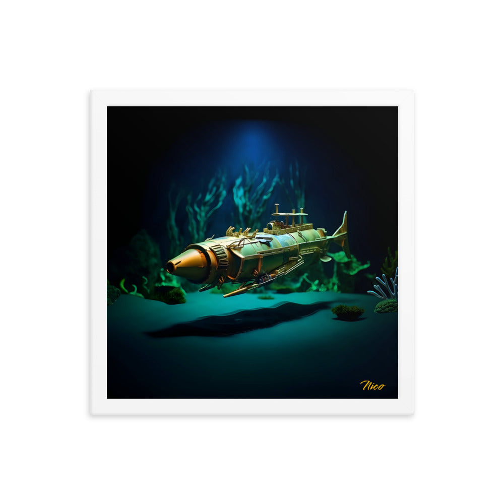 20,000 Leagues Under The Sea Series Print #6 - Framed Paper Print