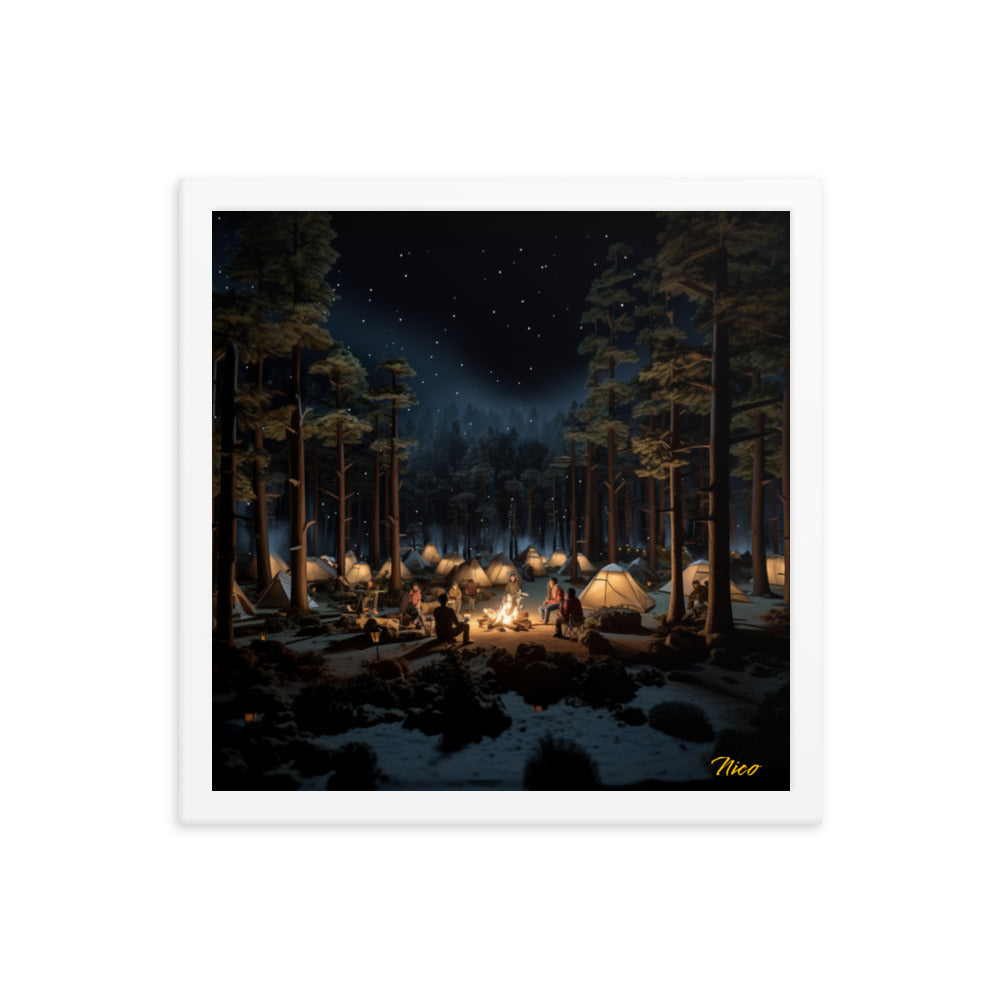 Under The Starry Skies Series Print #5 - Framed Paper Print