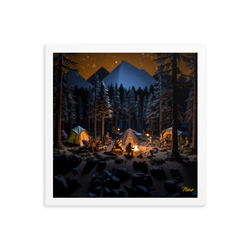 Under The Starry Skies Series Print #1 - Framed Paper Print