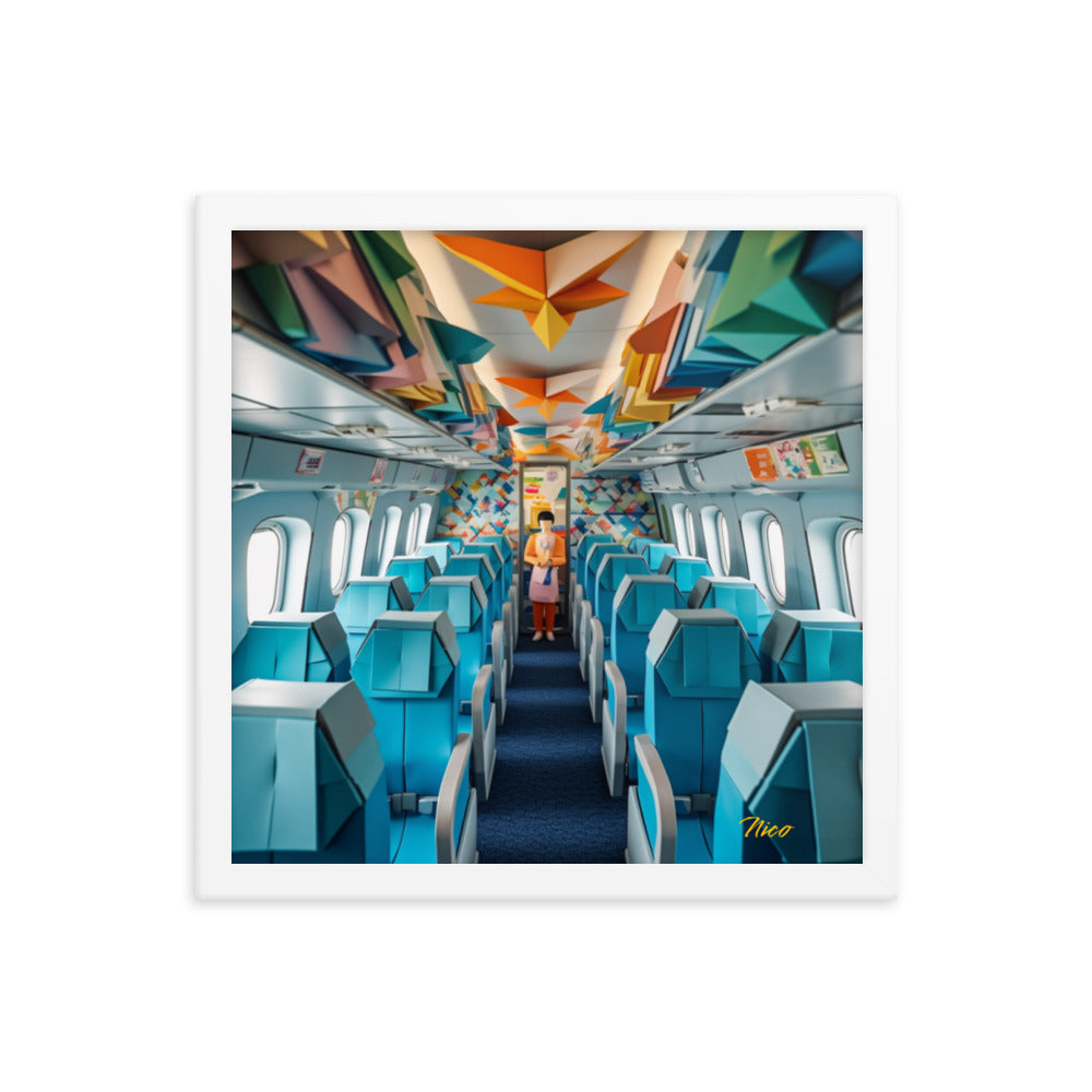 Frequent Flyer Miles Series Print #6 - Framed Paper Print