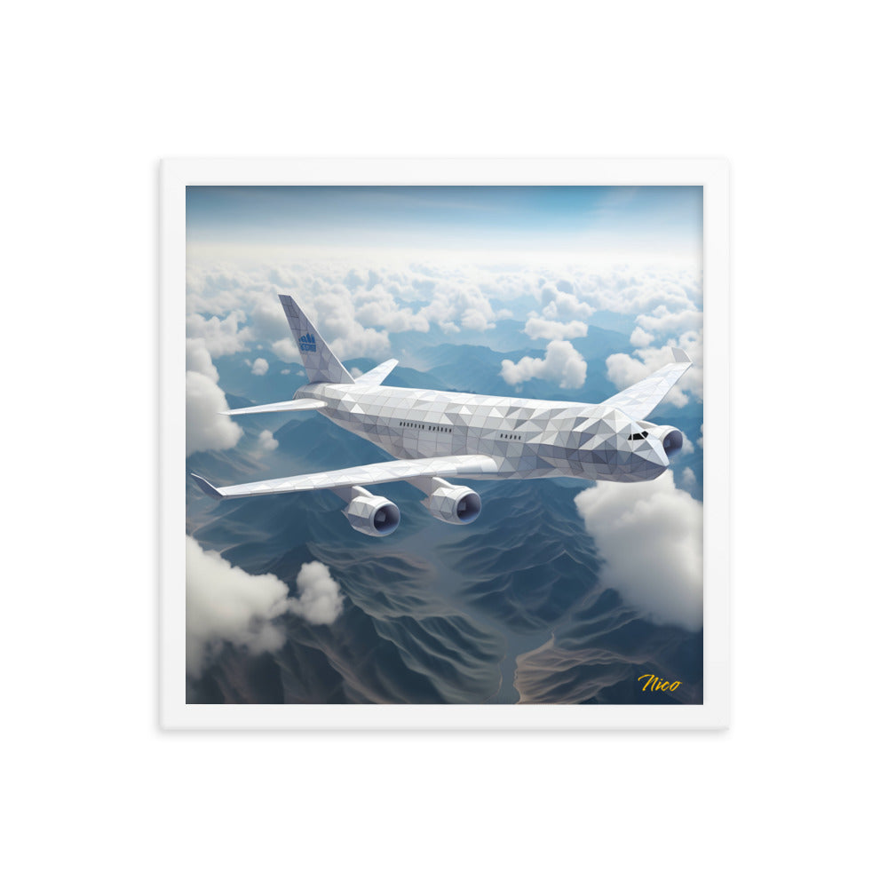 Frequent Flyer Miles Series Print #7 - Framed Paper Print