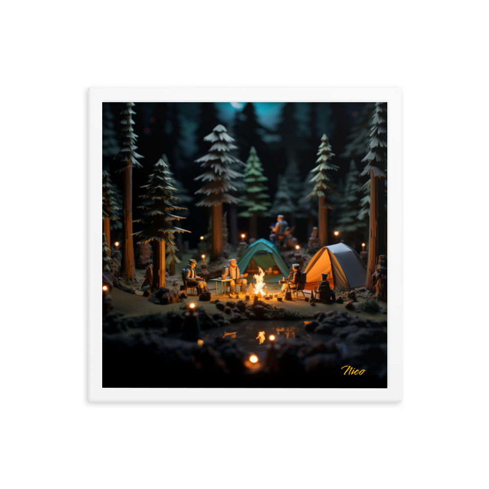 Under The Starry Skies Series Print #3 - Framed Paper Print