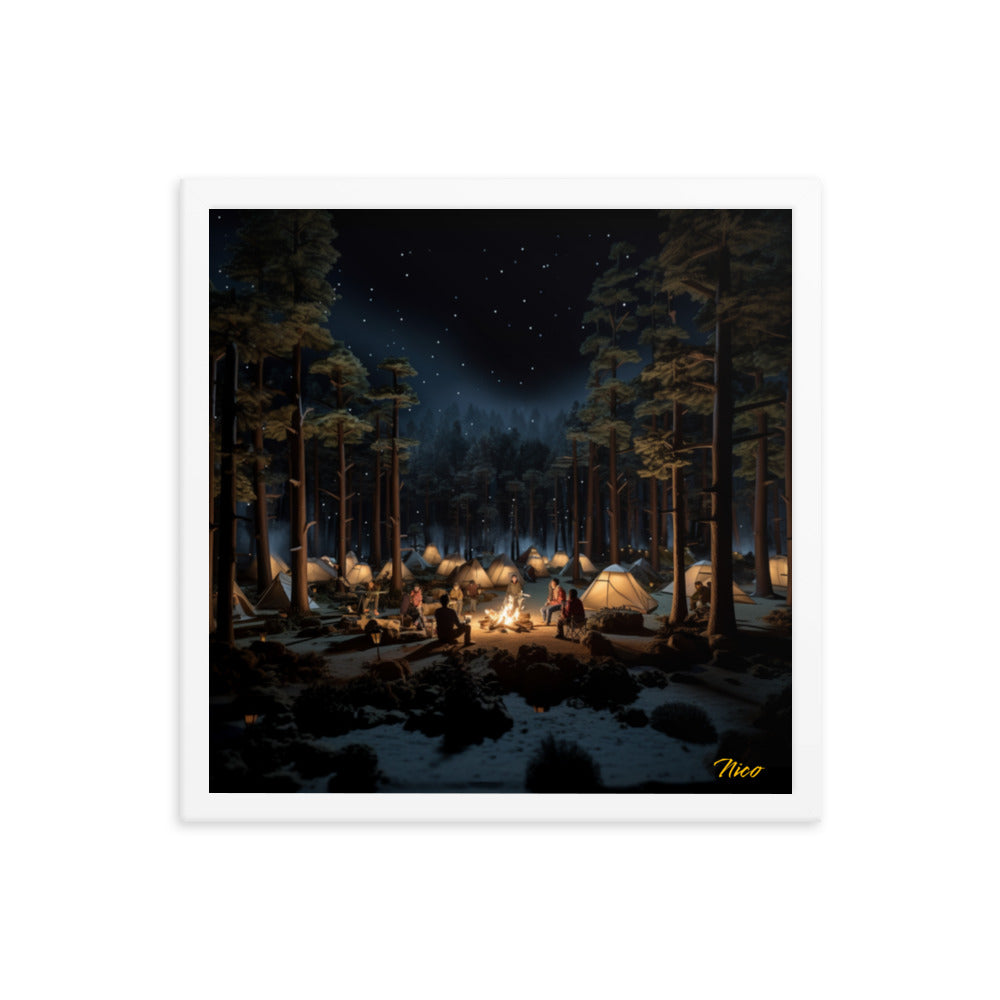 Under The Starry Skies Series Print #5 - Framed Paper Print