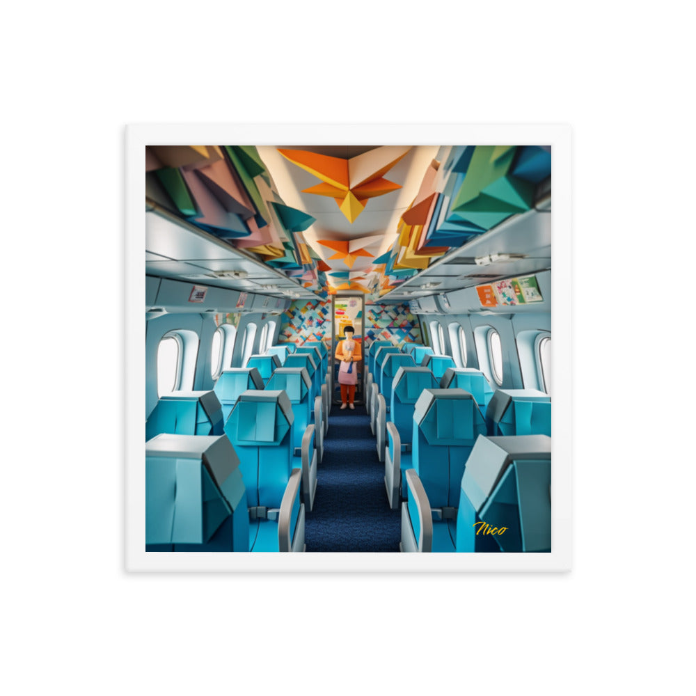 Frequent Flyer Miles Series Print #6 - Framed Paper Print