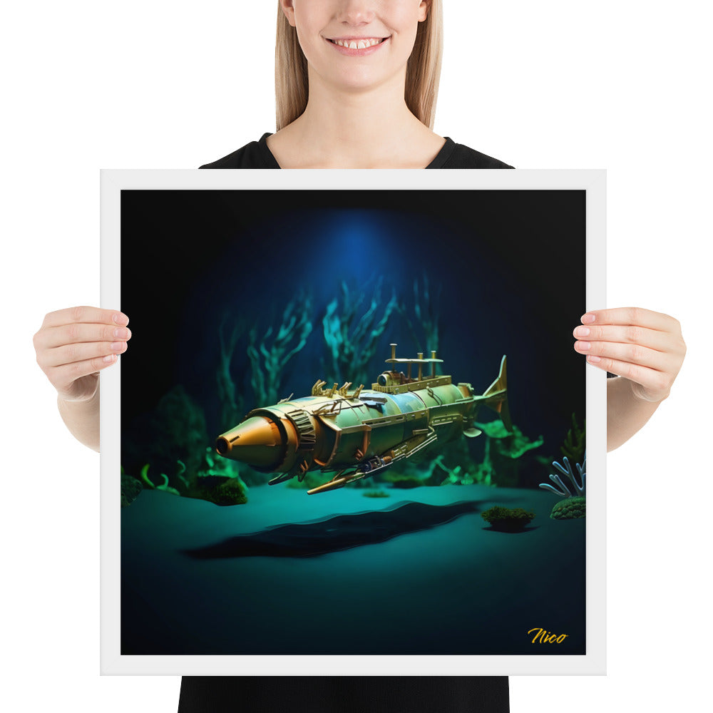 20,000 Leagues Under The Sea Series Print #6 - Framed Paper Print