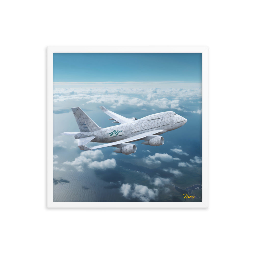 Frequent Flyer Miles Series Print #3 - Framed Paper Print