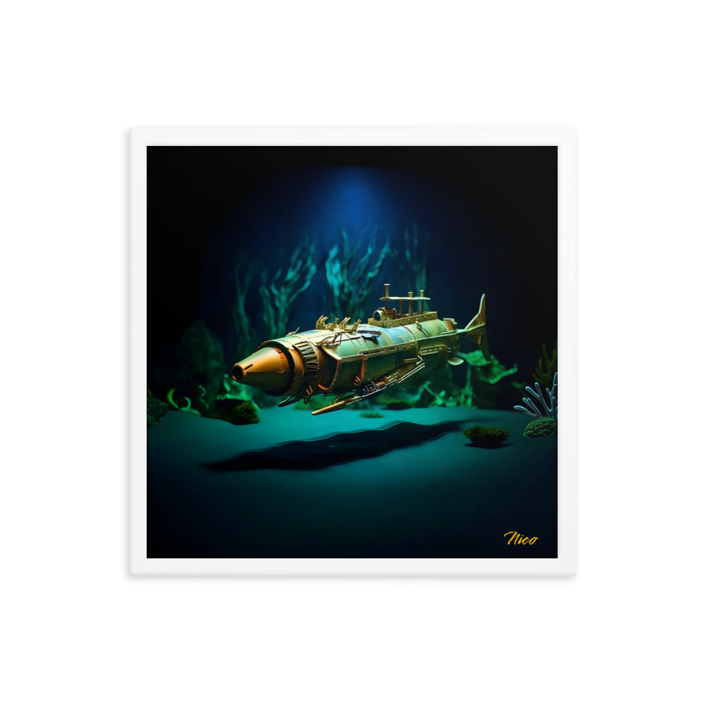 20,000 Leagues Under The Sea Series Print #6 - Framed Paper Print