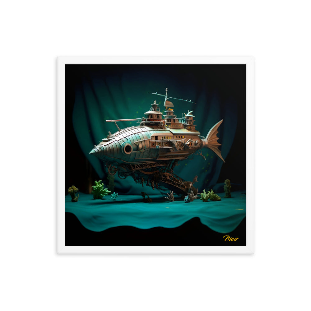 20,000 Leagues Under The Sea Print #2 - Framed Paper Print