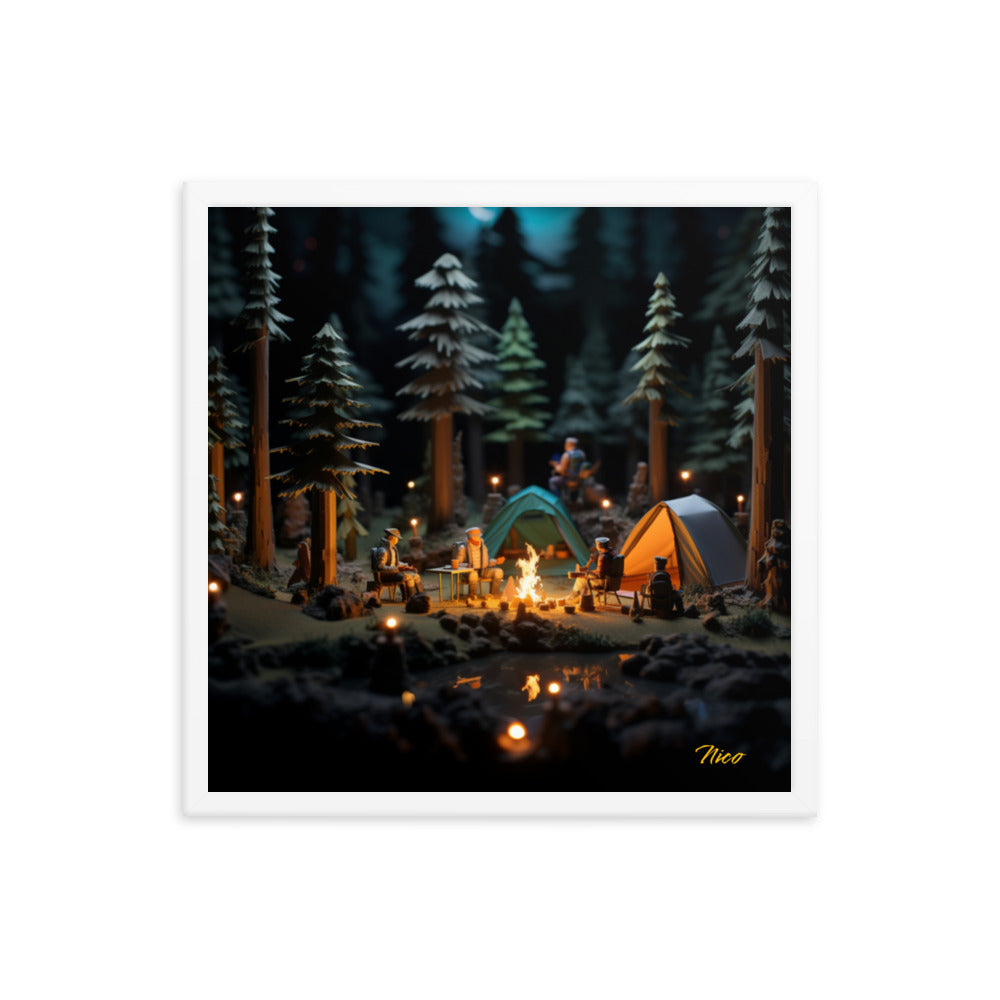 Under The Starry Skies Series Print #3 - Framed Paper Print