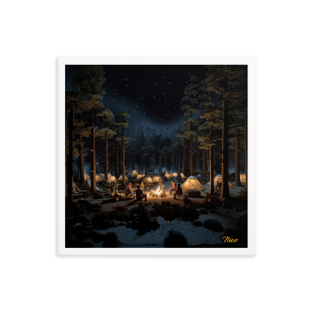 Under The Starry Skies Series Print #5 - Framed Paper Print