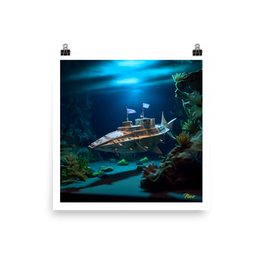 20,000 Leagues Under The Sea Series Print #3 - Paper Print