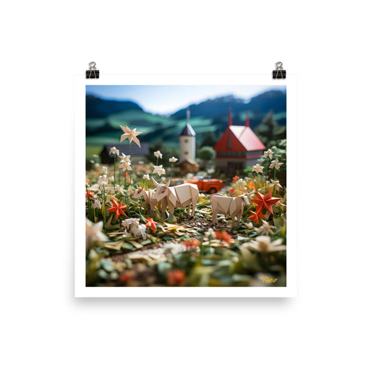 Meadow By The Farm Series Print #5 - Paper Print