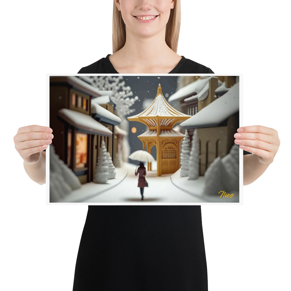 Asian Snow Series Print #6 - Paper Poster