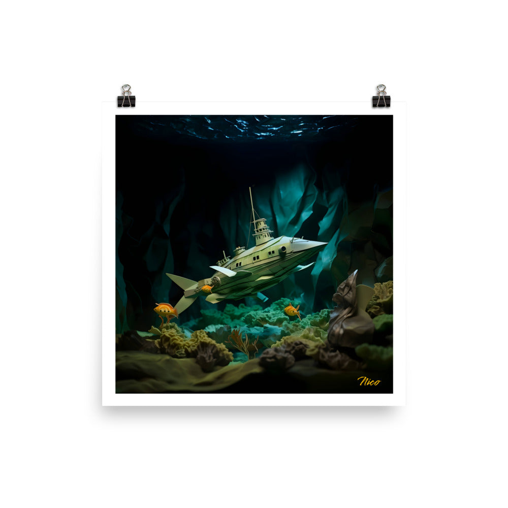 20,000 Leagues Under The Sea Series Print #8 - Paper Print