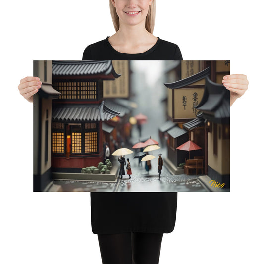 Oriental Rain Series Print #9 - Paper Poster