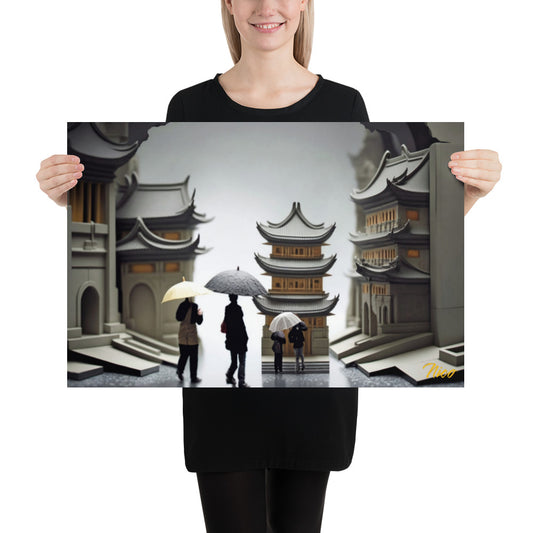 Oriental Rain Series Print #5 - Paper Poster