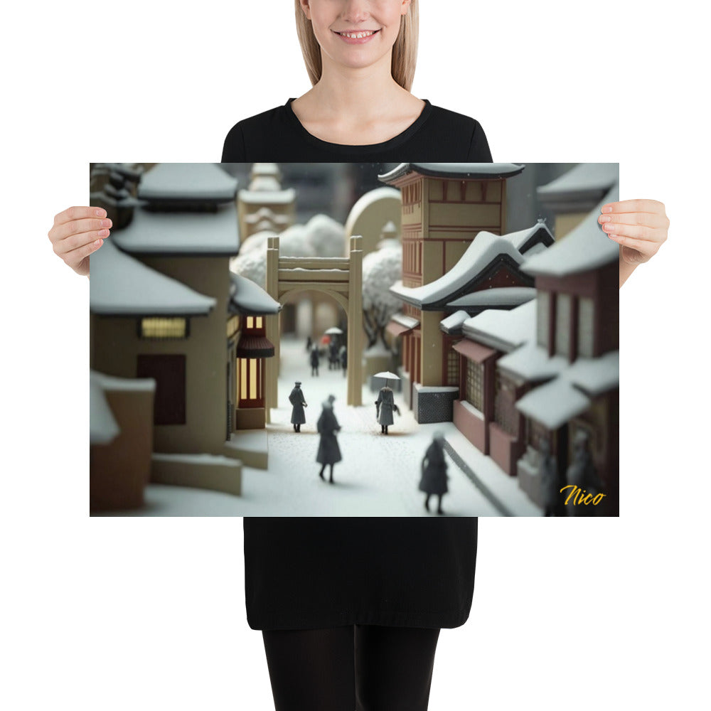 Asian Snow Series Print #10 - Paper Poster