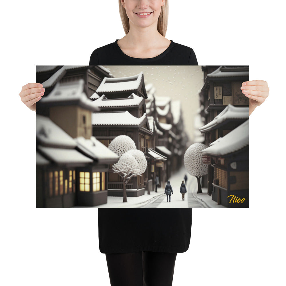 Asian Snow Series Print #8 - Paper Poster