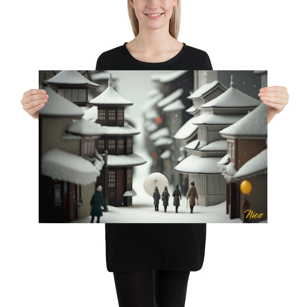 Asian Snow Series Print #4 - Paper Poster