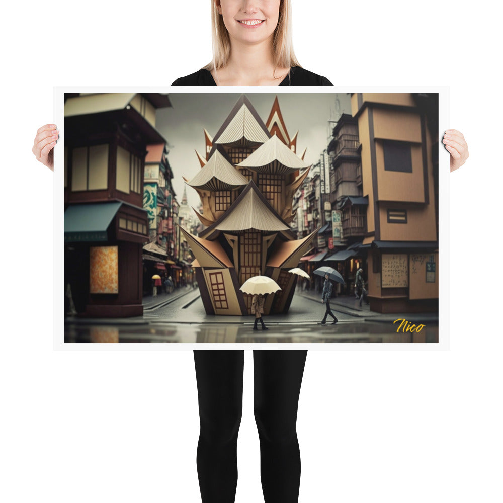 Oriental Rain Series Print #10 - Paper Poster