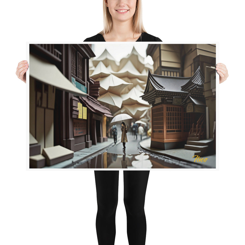 Oriental Rain Series Print #6 - Paper Poster